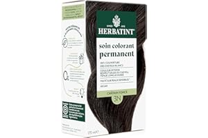 Herbatint Soin Colorant Permanent Cheveux 3N Châtain Foncé - 170 ml | Sans Ammoniaque, 100% Couverture des Cheveux Blancs | Testé Dermatologiquement pour Peaux Sensibles, avec 8 Extraits Végétaux Bio