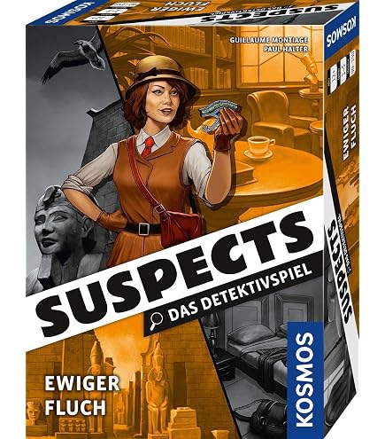 KOSMOS 683634 Suspects - Le Lacrime Di Shakespeare, Gioco Da Tavolo Investigativo, Per 1-5 Giocatori, Dai 12 Anni, Durata 90-150 Minuti