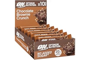 Optimum Nutrition Protein Crisp Bar (10x65g) Chocolate Brownie Crunch