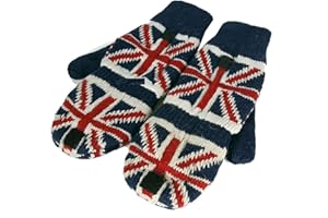 GFM UNION JACK Pattern Scarf Or Hat or Set
