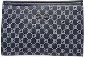 COVERI COLLECTION Coveri Borsa Uomo a Mano Grande, Dimensioni 29x20x4,5 cm, Sottobraccio con Manico Rimovibile, Design Monogramma, Art. 4760