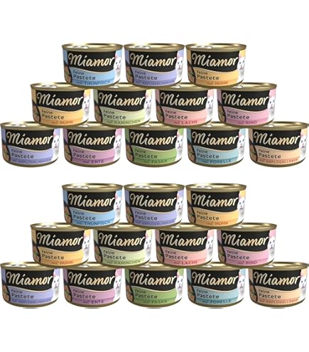 Miamor Katzenfutter Pâté & Filet - Getreidefrei Mit Huhn & Huhnfilet 10x85g