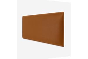 DecoNest Testiera Cuscino da parete decorazione da parete pannello acustico pannello da parete 3d lusso moderno imbottito 90 x 30 cm Miele