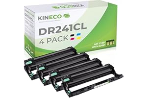 ‎KINECO Kineco 4 Trommeln kompatibel für Brother DR241CL DR-241CL DCP-9020CDW HL-3140 CW 3170 3150 CDW CDN MFC-9130 CW 9140 CDN 9330 9340 CDW