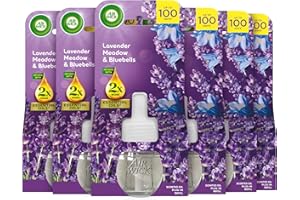 AIRWICK Air Wick |Purple Lavender Meadow |Plug In Electrical Air Freshener Refills| 19ml |Pack of 6 |Lasts up to 600 days