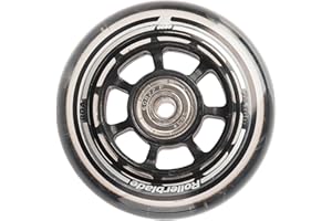 Rollerblade Wheels Pack 80/82A+SG7+8MMSPACERS (8PCS) Roues et roulements Mixte, Transparent, 80 mm