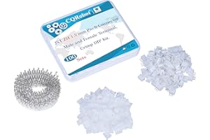 CQRobot JST ZH 1,5 mm Passo 3-Pin JST Connettor IC Spina Maschio, Alloggiamento Presa Femmina e Terminale Crimpare Forma T Suite. 100 Set / 500 Pezzi JST ZH Adattatore Connettore Cavo Gruppo.