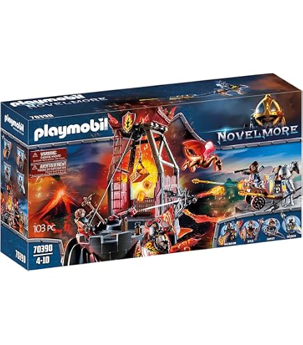 PLAYMOBIL Novelmore 70538 Angriffstrupp – Ritter-Set Mit Fahrbarer Armbrust, Schutzschild & 2 Figuren, Für Kinder 4-10 Jahre
