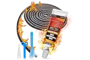 Pelletspispackning, 2,5M Vedspispackning, Lim för Höga Temperaturer, Silikon för Höga Temperaturer, Packning för Hög Temperat