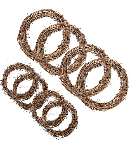 Guirlande De Vigne En Rotin 4,6m - Décoration Naturelle Pour Noël, Mariage, DIY - Écologique Et Dégradable