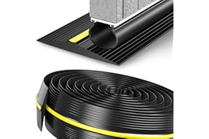 Aoykkii 2.5m goma puerta garage,goma puerta garaje,Junta de puerta de garaje Junta de umbral de puerta de garaje umbral de puerta de garaje Banda, junta inferior de goma junta puerta garaje