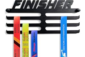 MEOLLO Medalik Medal Wieszak na medale i grzbiety (100% stal) - Wyprodukowano w Hiszpanii