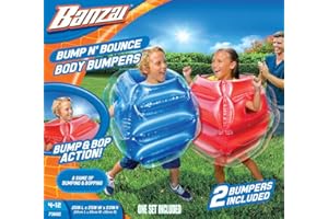 Banzai LYSB01B1X3USS-TOYS Garden Toy Bump n Bounce Body 2 Bumpers Included by
