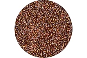 GKELALY 3mm Perlen für Armbänder, 5000 Stück Kleine Perlen Glasperlen zum Auffädeln Braun Perlen Rocailles Perlen Bastelperlen für DIY Halskette Ohrring Schmuck Handwerk