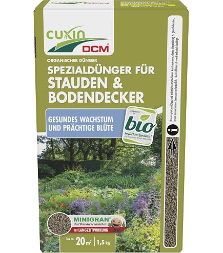 CUXIN DCM Spezialdnger fr Nadelbume & Hecken - Spezialdnger -  Langzeitdnger - Mit MINIGRAN TECHNOLOGY - Fr gesunde Nadelbume - Bio -  organisch-mineralischer Dnger - 3 kg : Amazon.de: Garten