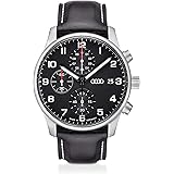 Audi 3101900500 chronograaf horloge heren carbon leer zwart/zilver :  Amazon.nl: Kleding, schoenen \u0026 sieraden