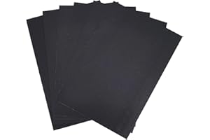 PH PandaHall 6 pcs 12 x 8 Inch Plastic Rectangle Handbag Base Shaper for Hand Bag Tote Purse Handbag Bottom, Black