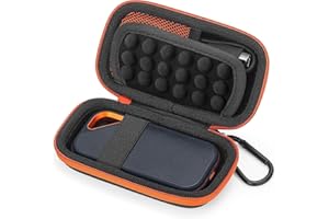 Yinke Étui pour SD Extreme/SD Extreme Pro Portable SSD Houssee, Coque EVA Rigide Sac de Protection Transport