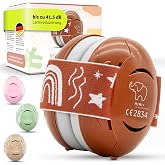 Schallwerk Mini+ Ear Protection Coral Red - Capsule Ear Protectors for Toddlers and Children - High Quality Noise Protection Headphones - Hearing Protection Earmuffs Ideal for Everyday Use and Events