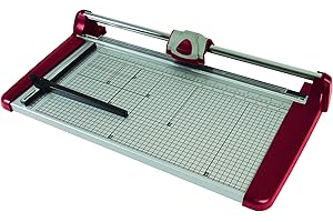 SHOW-ME Razorback A3 Guillotine, Heavy Duty Paper Cutter With Shelf-Sharpening Blade, Ideal Paper Trimmer For School & Office, Paper Guillotine With Pre-Printed Size Guide, Long-Lasting A4 Paper Cutter