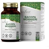 EZ Bacopa Monnieri, 120 Capsules, 500mg Brahmi Extract | Bacopa Brahmi Ayurvedic Extract | High Potency Formula | Vegan, Non-