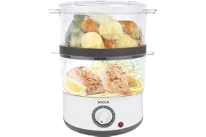 Jocca 5555 – Système de cuisson à la vapeur, couleur blanc et bleu