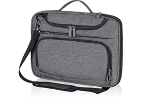 BERTASCHE 13 13.3 inch laptop bag, Macbook air case with strap charger pocket compatible W/MacBook air/Pro,Surface Pro 7/8/X