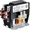 BOJACK 1 Poles FLA 40 Amp Coil 24 VAC Air Conditioner Condenser Compressor Contactor AC Definite Purpose Contactor