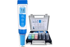 Apera Instruments PH60F premium pH-meter med platt elektrod (noggrannhet pH ±0,01, mätområde pH -2,0–14,0, utbytbar elektrod