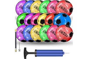 EXPECTRO Plastic Football, 8.5” PVC Ball for Kids and Sports- Inflatable Plastic Ball for Indoor Outdoor Play Beach, Home & small plastic balls for Garden Outdoor Yard Lawn.