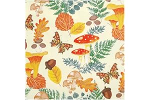 Talking Tables 20 x Autumnal Paper Napkins – 3ply Recyclable Serviettes with Woodland Foliage Décor for Year Round Parties Christmas Decorations Decoupage Tableware 33cm Size
