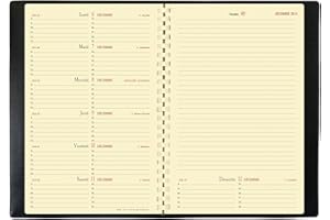 Quo Vadis - Collection : Impala NOTE 15 S - Agenda civil - Semainier - Format : 10x15 cm - Coloris : Noir - Année : 2024