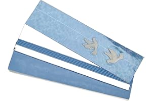 Pracht Creatives Hobby 7073-20445 Decorazioni Mix Azzurro/Argento, 3 mezzi Fogli Circa 20 x 5 x 0,05 cm, Strisce di Cera per Modellare e Decorare Candele, Light Blue Tone White, 200 x 100 x 0,5 mm