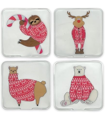 Scaldamani Riutilizzabili MIJOMA - 8 Pezzi Con Stampi Divertenti Per Bambini E Adulti - Foto 2