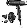 GA.MA ITALY PROFESSIONAL Hair Dryer iQ1 Perfetto - Oxy-Active Technology, Auto-Clean Memory Function - 2 Styling Nozzles and 1 Hair Diffuser, Ultra Quiet, Only 294 g