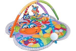 Playgro Tapis de Jeu à Quatre Pattes Cheval Clip Clop, Tapis Musical, Dès la naissance, Multicolore, 40203