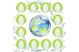 ZZRSYJ Bolas Atrapa Pelos Lavadora,12 Piezas Atrapa Pelos Lavadora Mascotas, ReutilizableBolas Quita Pelos Mascota, Recoge Pelos Mascotas para Eliminar El Pelo De Las Mascotas en la Lavadora