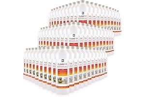 Bioéthanol 96,6% Premium 60 x 1 l (60 litres)- pour cheminée à éthanol, Foyer à éthanol