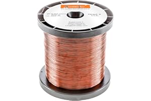 SCHNEITEC Kupferlackdraht W210 Ø 0,40 mm 500 g, ca. 420m - CU Lackdraht Grad 2 CUL Kupferdraht Gewicht 500 Gramm Durchmesser 0,40 Millimeter Wickeldraht Kupfer Draht nach IEC 60317-13