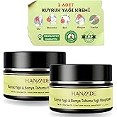 Hanzade Bitkisel Kuyruk Yağlı & Bamya Tohumu Yağlı Ağrı Masaj Kremi Kas Eklem 100 ml x 2 Adet