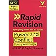 York Notes for AQA GCSE (9-1) Rapid Revision Guide: Power and Conflict AQA Poetry Anthology - catch up, revise and be ready for the 2025 and 2026 exams: Study Guide (York Notes - Rapid)