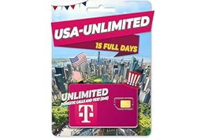 MARCO POLO MOBILE Tarjeta SIM Prepago para Estados Unidos ILIMITADA 15 dias | Operador T-Mobile | Número Local de EE. UU. | Activación Online Solo en www marcopolomobile com