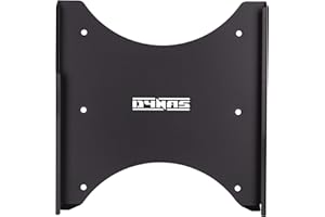 Dynas Wall Mount for PS4 Slim Console – Compatible with PlayStation 4 Wall Mount– 3 Min Install – Works Perfectly, Keeps Box Cool & Hidden – Includes Fixtures & Fittings (Black)