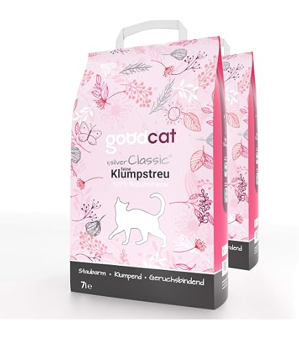Lyra Pet Katzenstreu 15 Liter – Bentonit Klumpstreu Mit Babypuder-Duft, 350% Saugkraft, Staubarm