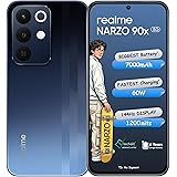 realme NARZO 90x 5G (Nitro Blue,6GB+128GB) | 7000mAh + 60W Biggest Battery & Fastest Charging in The Segment* | 144Hz Bright Display | Sony 50MP AI Rear Camera | AI Assist | 400% Ultra Boom Speaker: 
