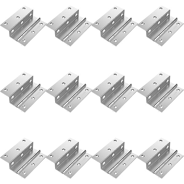 10 Pack Weldable Lift Off Hinges - Heavy Duty Steel Flag Hinges For Trailer Gates & Doors