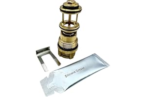 HTS Boiler Cartridge Compatible with Baxi Duotec/Platinum 24 28 33 40 HE Diverter Valve Cartridge 7656807 (Supersedes 720003100)