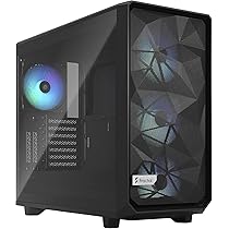 Case PC Fractal Design Meshify 2 Compact Lite - Vetro Temperato, Design Mesh, Supporto ATX, Nero