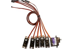 SEENGREAT SGM-G-90 Servo M-G 90 Micro Digital Servo Motor 12g with Metal Gear for RC Helicopter Aeroplane Boat Car Remote Controls 6 Pieces