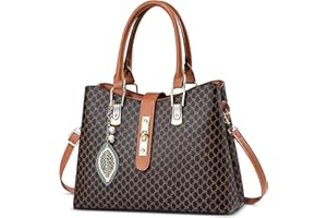 FORRICA Women Handbag Top Handle Bag Elegant Exquisite Pendant Shoulder Bag PU Leather Ladies Crossbody Bag for Banquet Travel Business Yellow